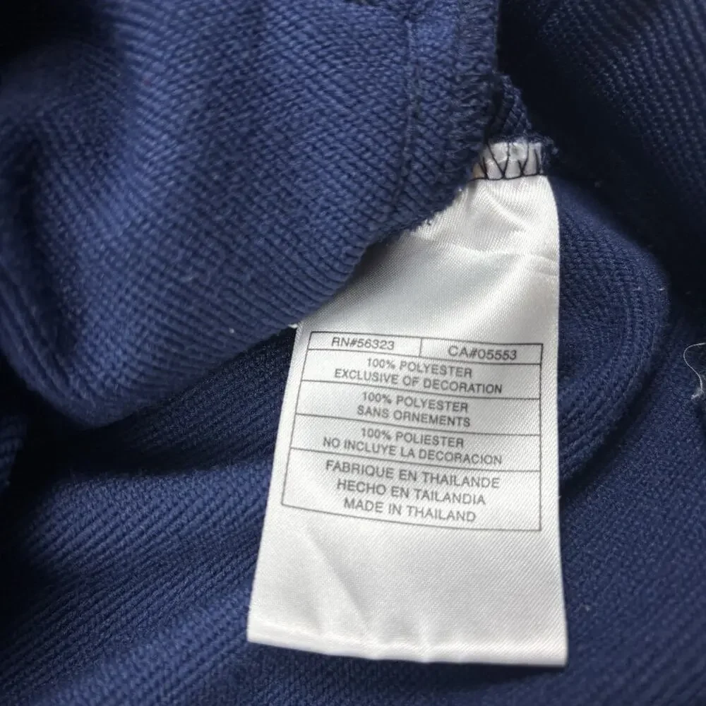 VINTAGE AIR JORDAN 2005 JUMPMAN TRACK JACKET ATHLETIC WARM UP NAVY BLUE SIZE XL